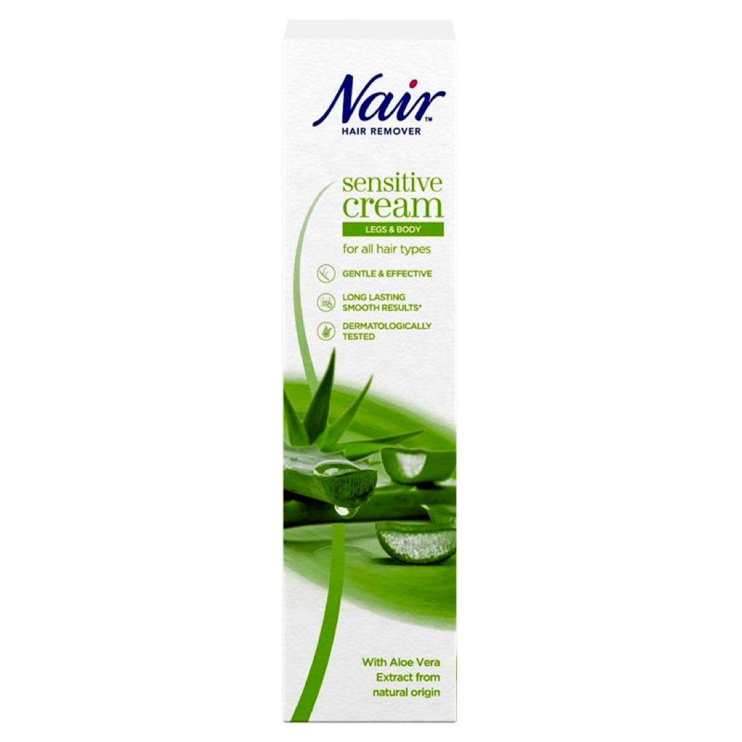 NAIR SENSITIVE LEGS BODY H/REMOVER CRM ALOE 80ML
